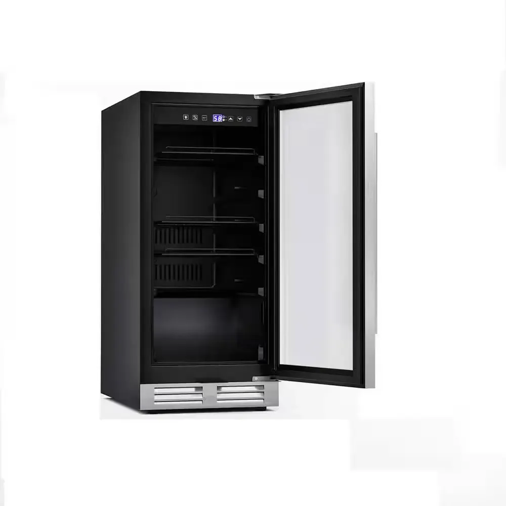 15 In. 46-Bottle Wine and Refrigerator 100-Can Beverage Cooler Built-In Freestanding Beverage