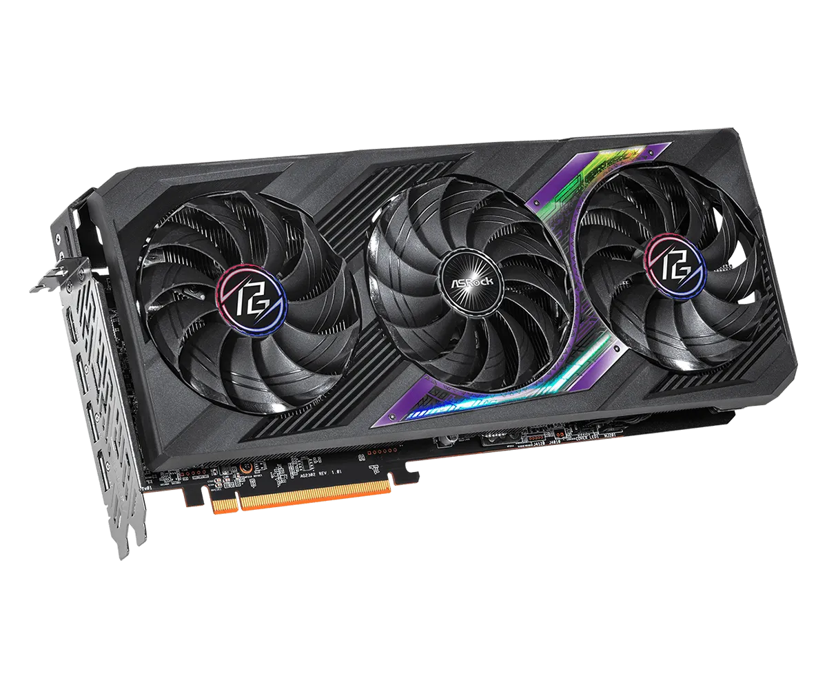 16GB ASRock RX 7800 XT Phantom Gaming OC Graphics Card