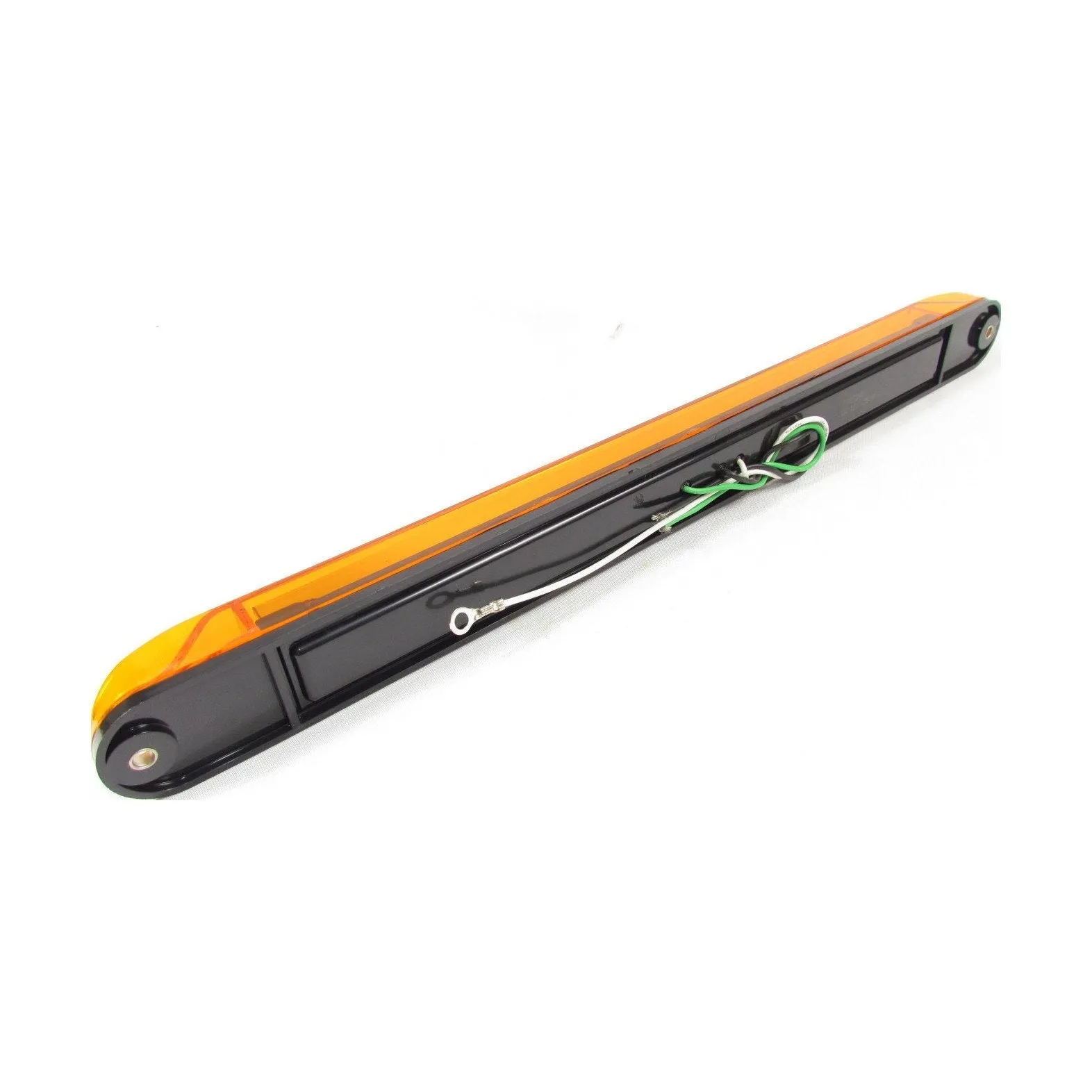 17" X 1-3/8" Amber Led Light Bar With 11 Leds, Amber Lens And Chromed Reflector | F235245