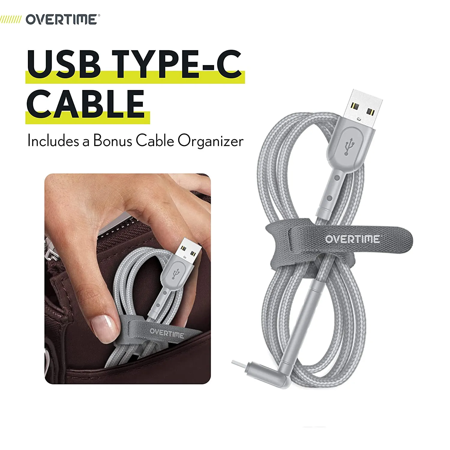 2-in-1 Charging Cable with Built-in Stand