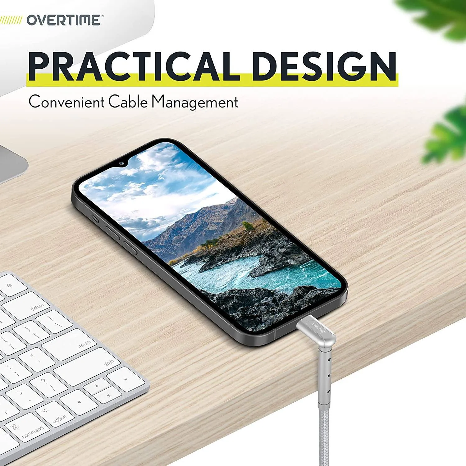 2-in-1 Charging Cable with Built-in Stand