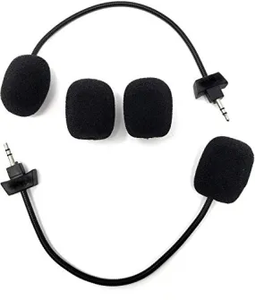2-Pack Replacement AG9 Game Mics TNE 2.5mm Microphone Boom for PDP Afterglow AG 9 Legendary Collection Sound of Justice AG 9  Armored Wireless Xbox One PS4 PC Computer Gaming Headphones