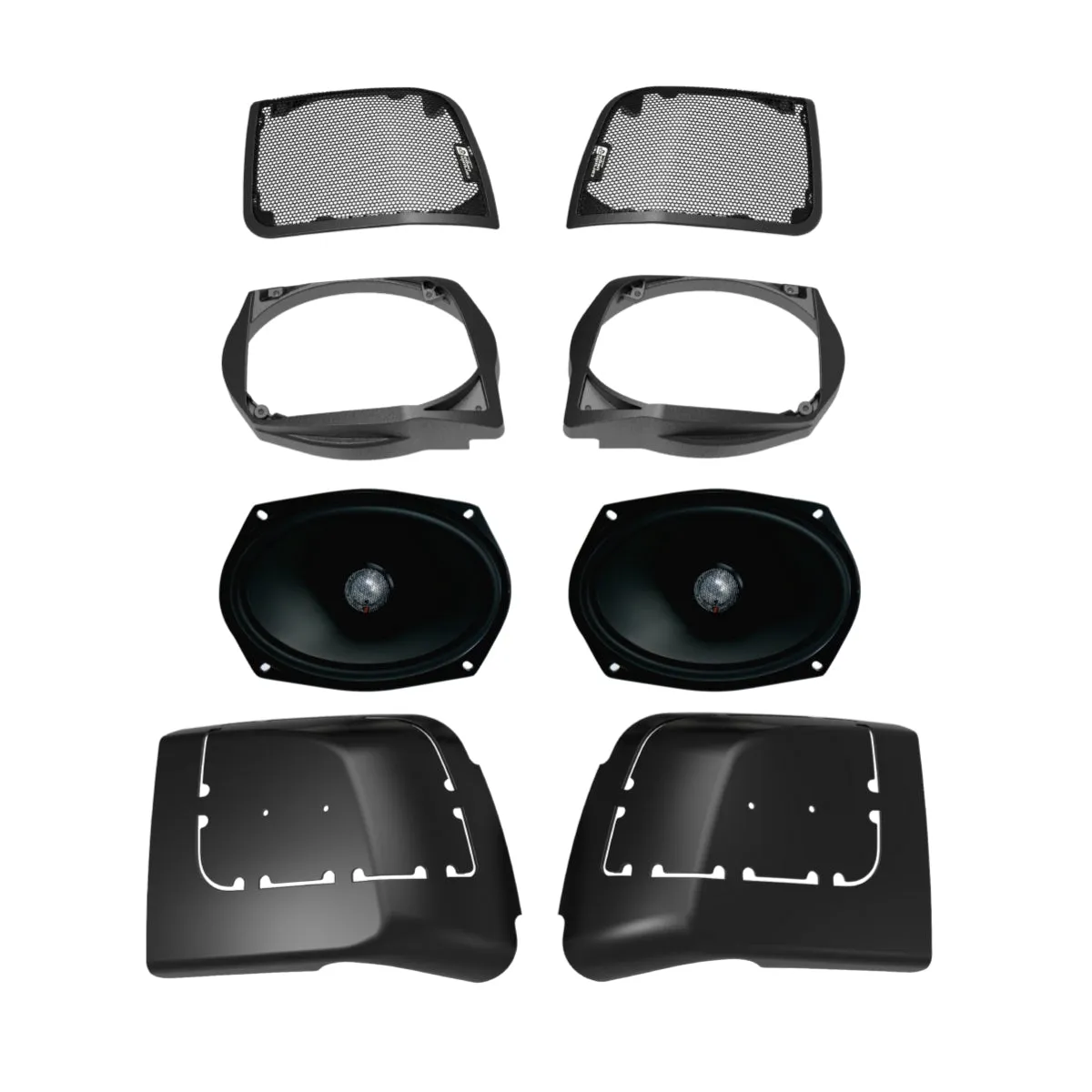 2014-2023 Harley Davidson Cut in Lid Kit with ST69CX (4Ω) - RPMST694LK