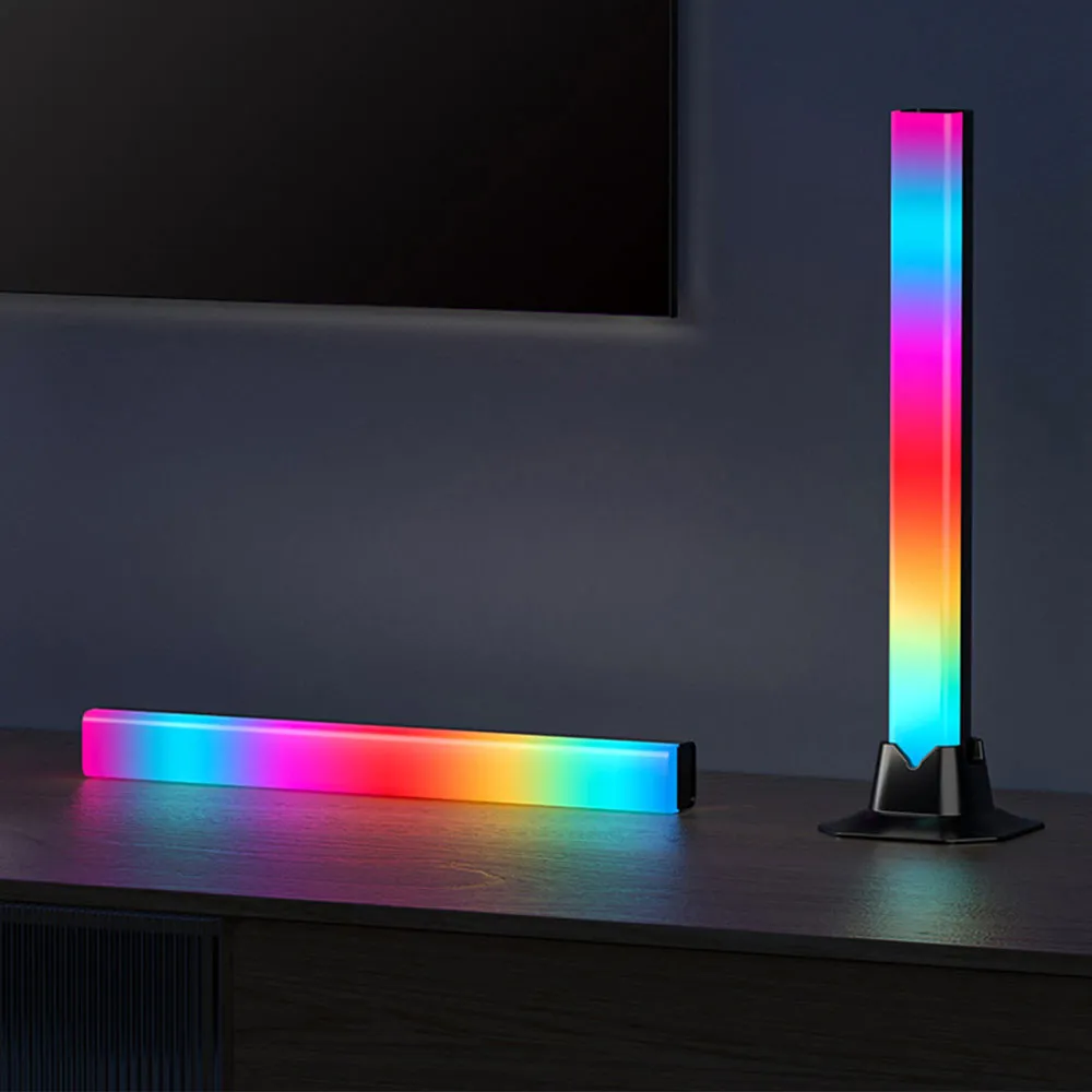 2Pcs RGB LED Light Bars Multicolor Atmosphere Lights  APP Control  Gaming and TV Backlight