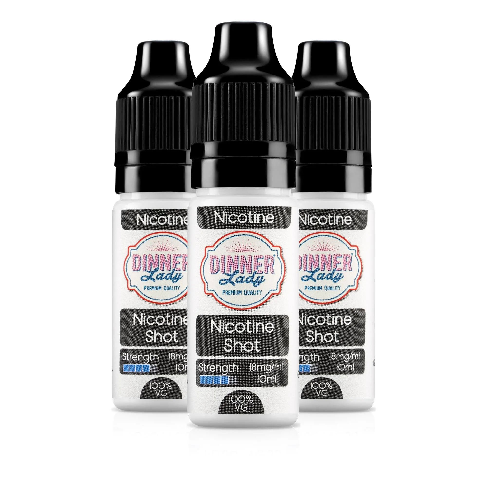 3 Bottles - Nicotine Shot 10ml 18mg