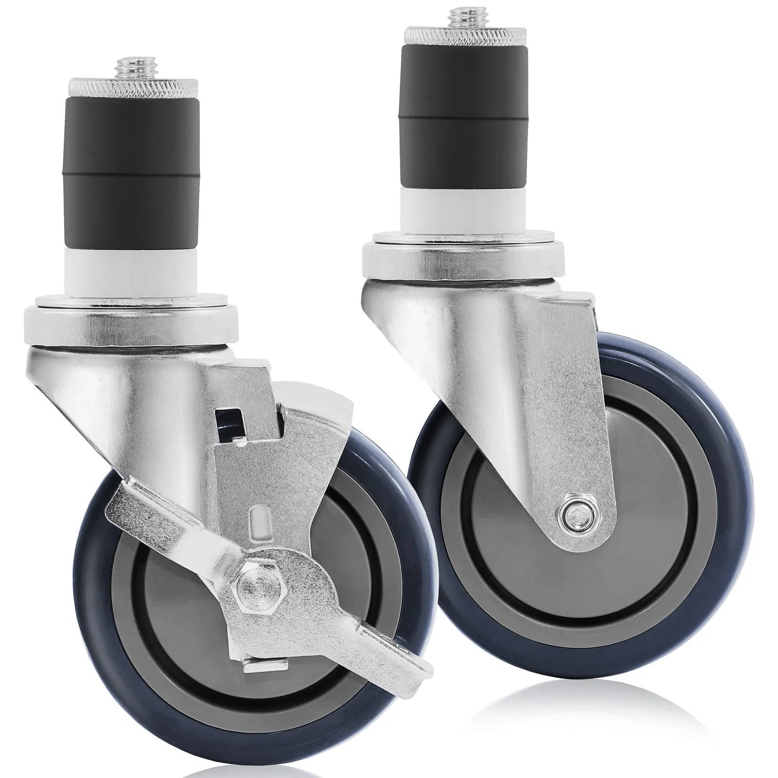 4 Inch Caster Wheel Set for Commercial Prep Tables
