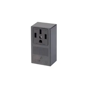 55050-P00 Leviton 50 Amp, 125/250 Volt, NEMA 14-50R, 3P, 4W, Surface MTG Receptacle, Straight Blade - Black
