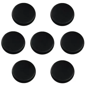 7 pcs Shungite Sticker for Cell Phone Case Tablet Laptop Computer - Round Dot Healing Energy Shungite Stones Protection Plate with Carbon Fullerenes (Polished, 20 mm / 0.78") Polished 20 mm / 0.78"