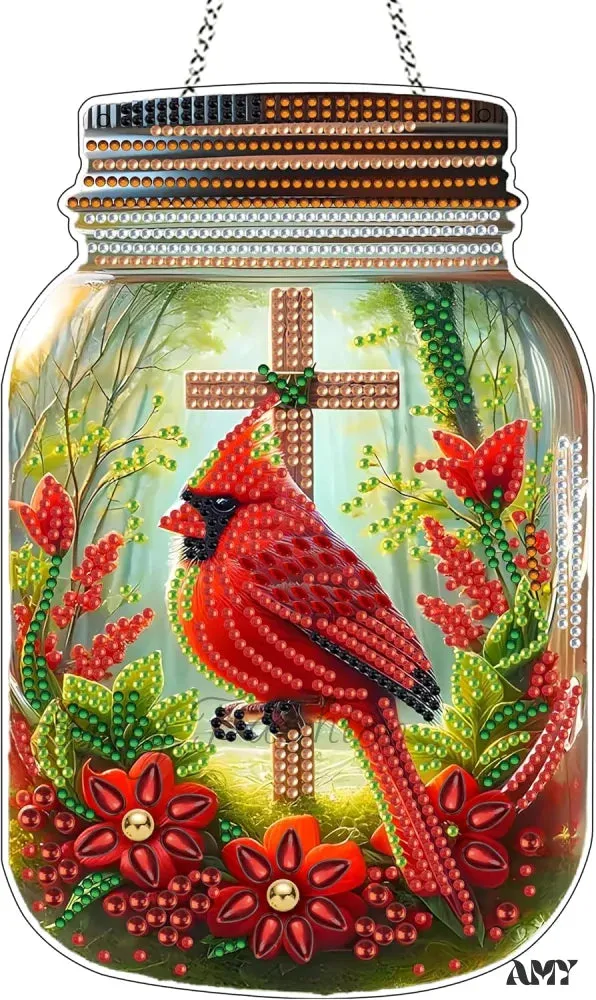 Acrylic Diamond Art Painting Wreath Kit - Butterfly-1