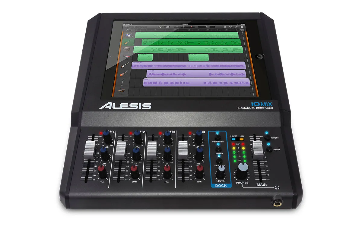 Alesis IO MIX 4-Channel Audio Interface/Mixer for iPad