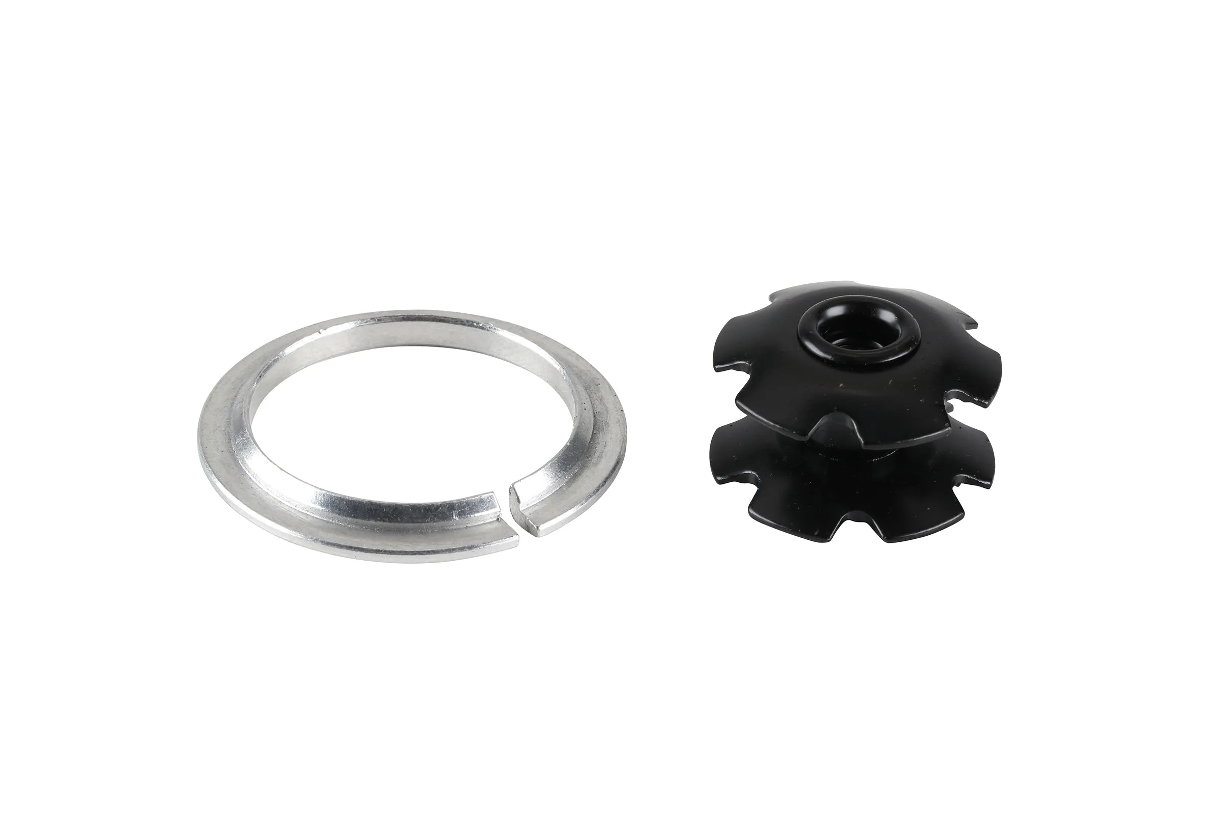 Alloy 1 1/8" headset crown race and starnut