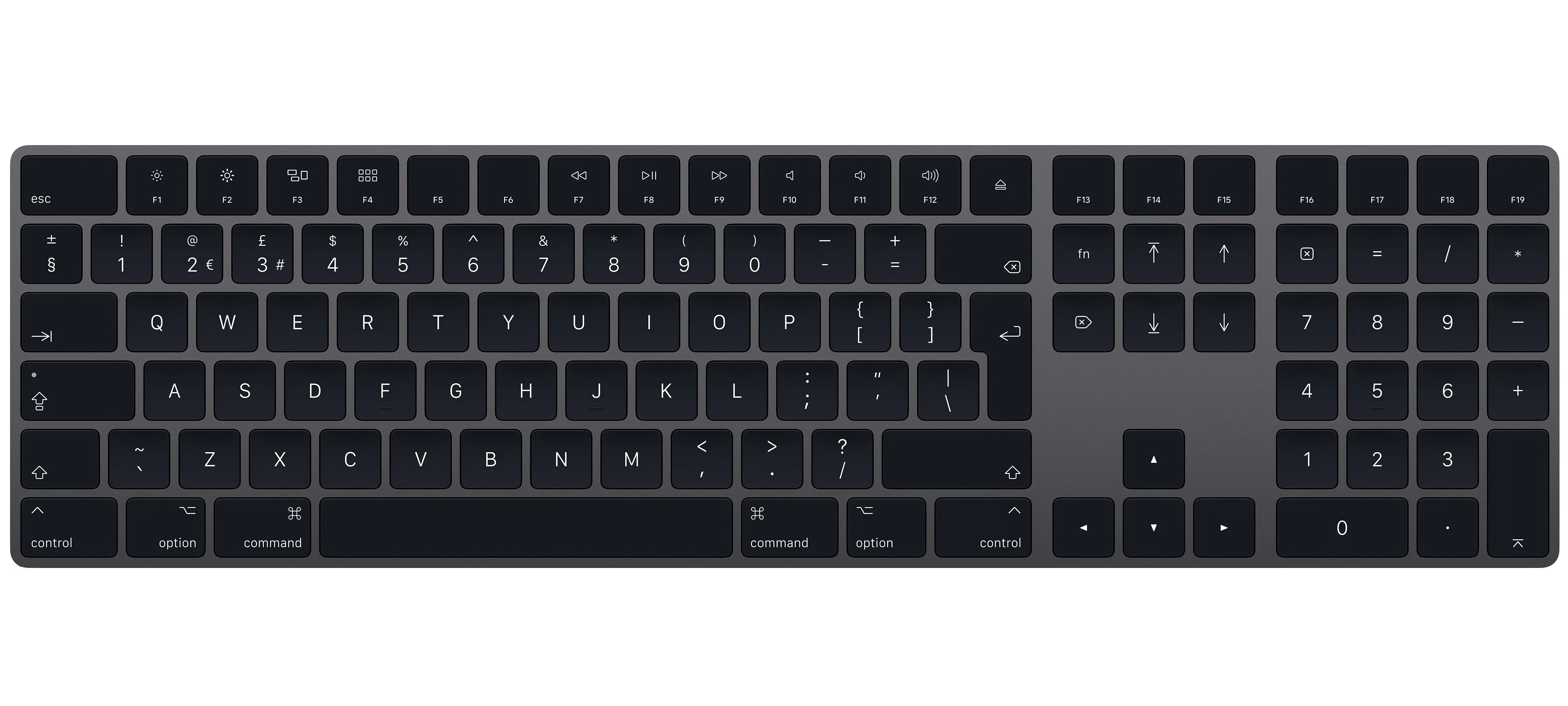 Apple Wireless Magic Keyboard with Numeric Keypad     MRMH2HN/A