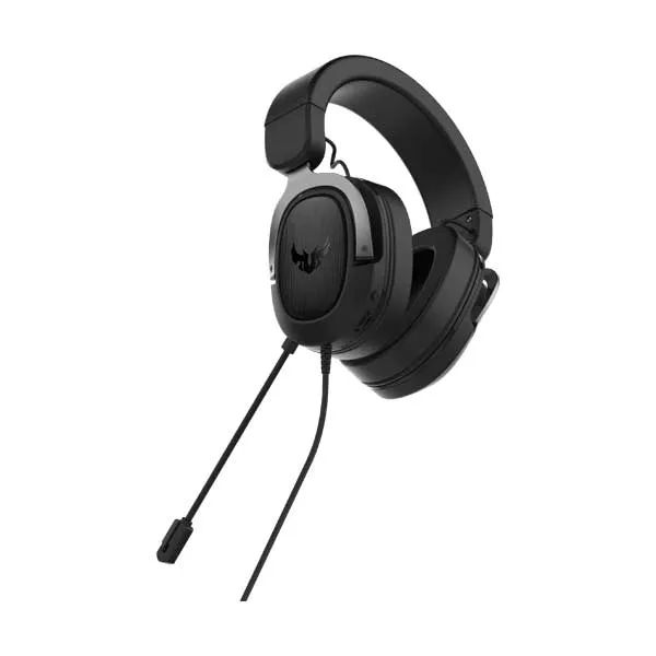 ASUS TUF Gaming H3 Gun Metal 7.1 Surround Sound Gaming Headset with Fast-Cooling Ear Cushions and Deep Bass