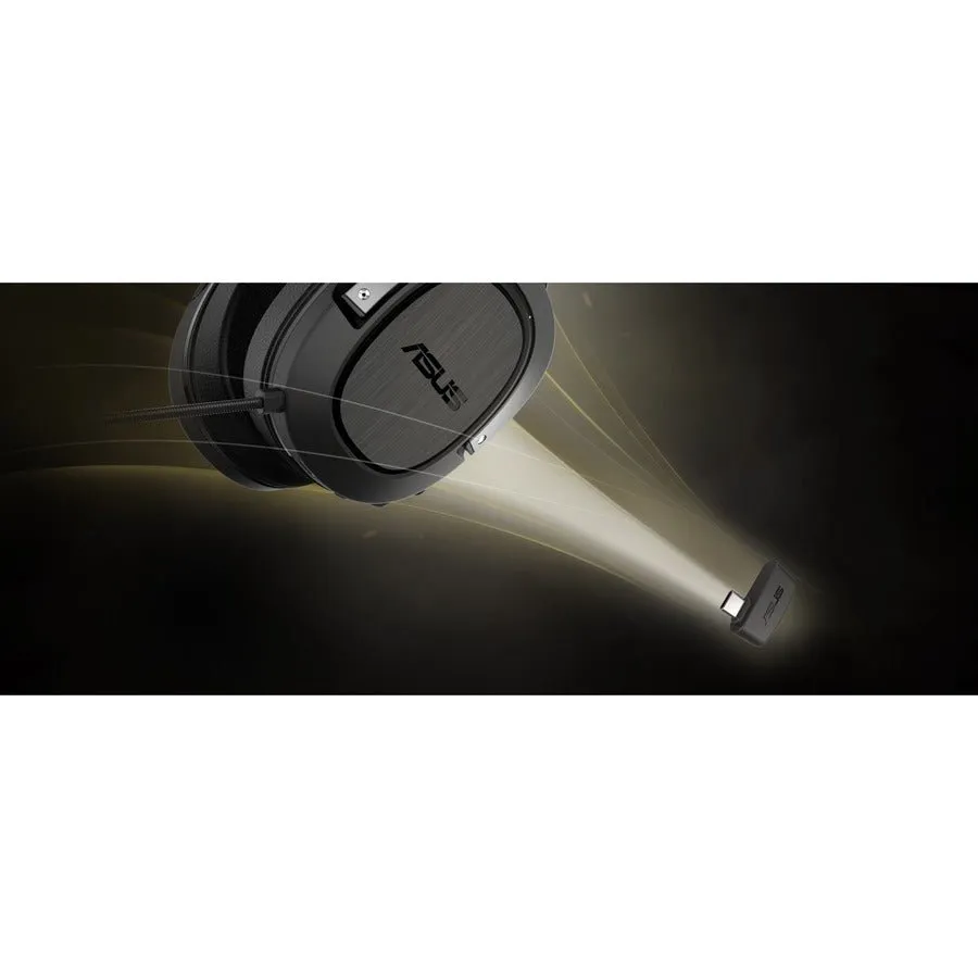 ASUS TUF Gaming H3 Wireless 2.4GHz 7.1 Surround Sound Gaming Headset with USB-C Dongle