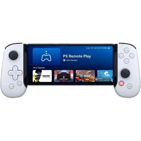 BACKBONE One Mobile Gaming Controller for Android (USB-C) - PlayStation Edition - Turn Your Phone into a Gaming Console - White