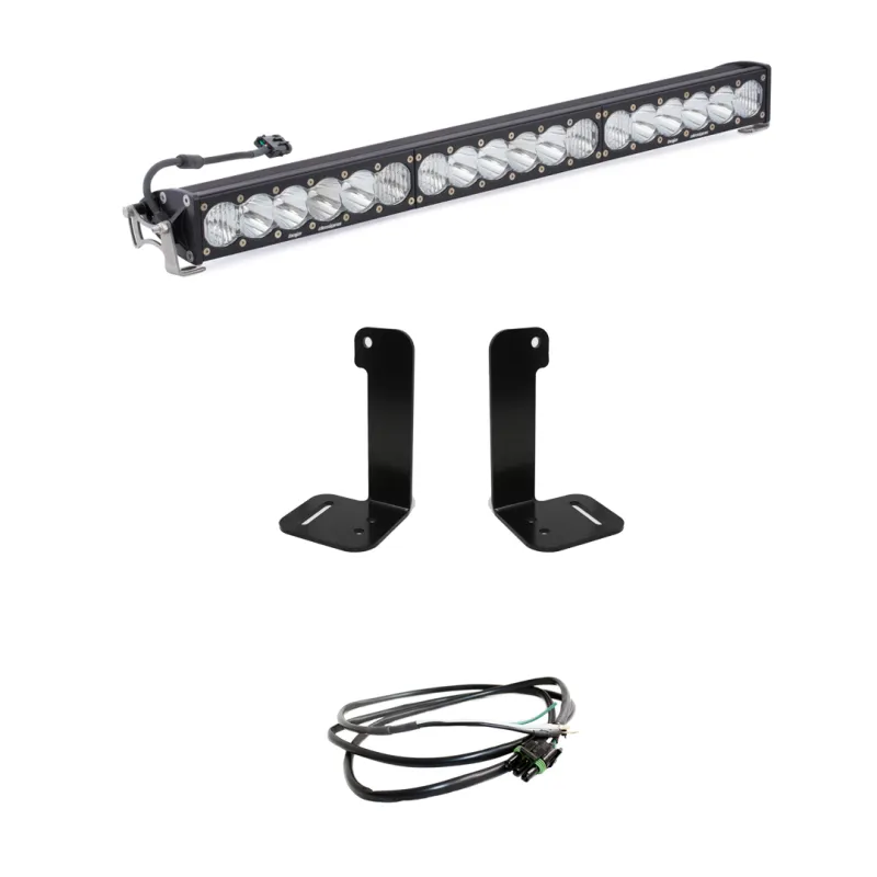 Baja Designs 2018  Jeep Wrangler JL/JT OnX6  30in Bumper LED Light Bar Kit w/ Upfitter
