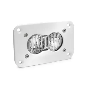 Baja Designs S2 Pro Flush Mount Wide Cornering Pattern White LED Work Light - Clear