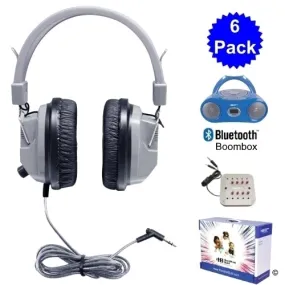 Basic Cassette-CD-AM-FM Listening Center 6 stations