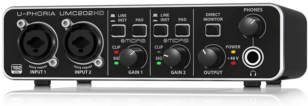 Behringer U-PHORIA UMC202HD 2-Channel