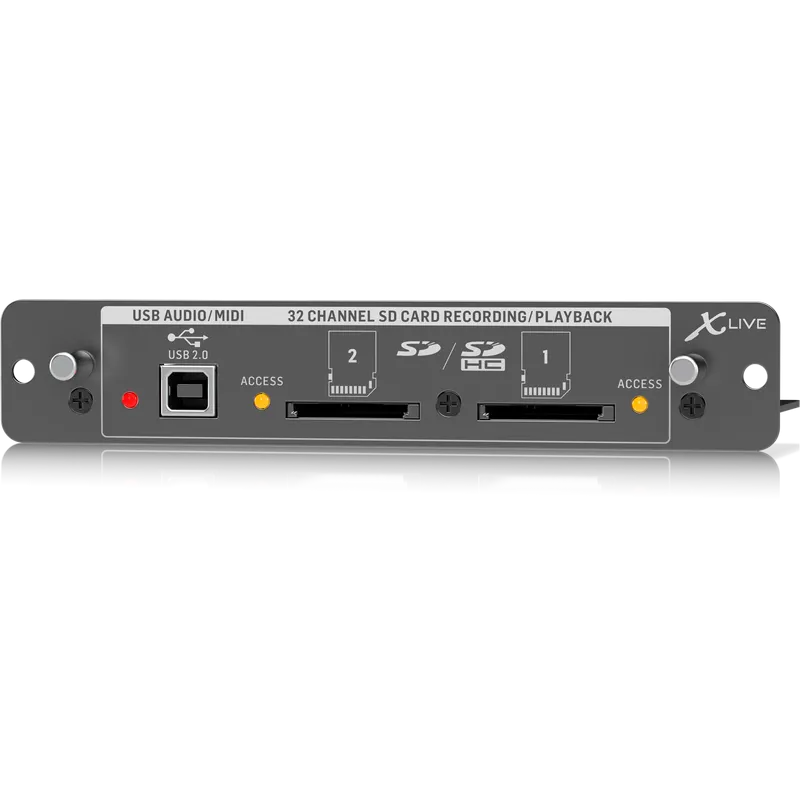 Behringer X-LIVE X32 Expansion Card for 32-channel SD/SDHC card