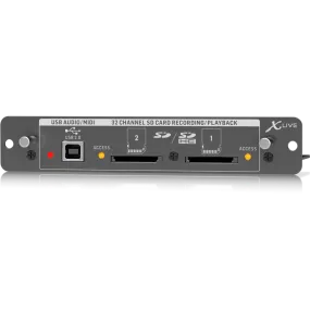 Behringer X-LIVE X32 Expansion Card for 32-channel SD/SDHC card
