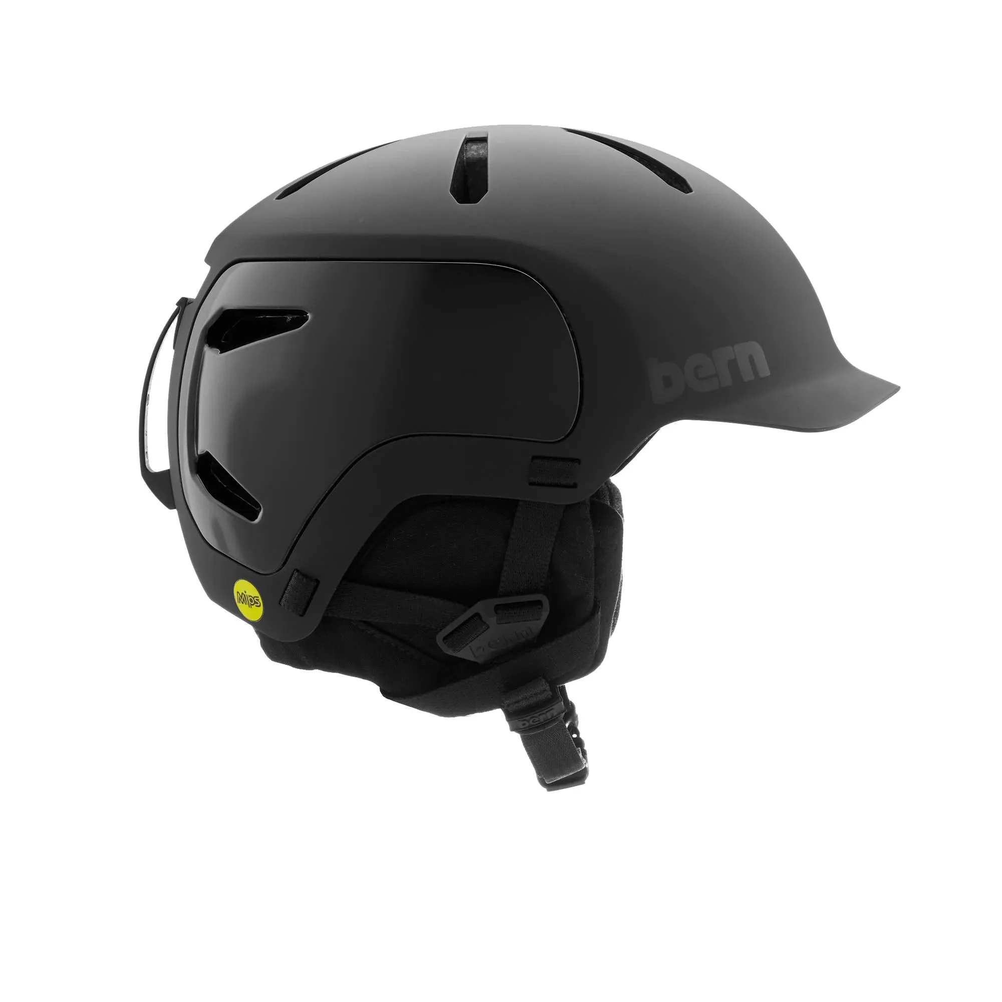 Bern Watts 2.0 MIPS Matte Black    Winter Liner