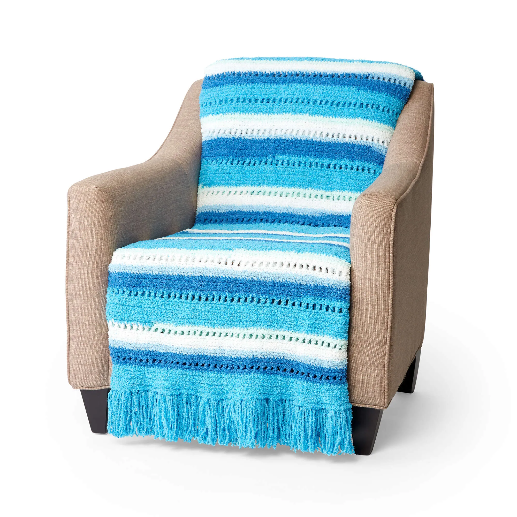 Bernat Soft And Breezy Crochet Blanket