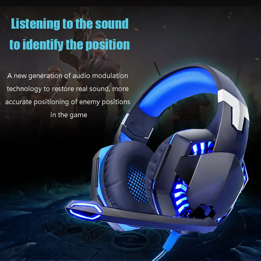 Best Gaming Headphones with Mic Noise Cancellation Soft Pads Design