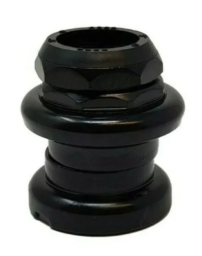 BIKE HEADSET FOR 1 1/8” (28.6mm) FORKS THREADED WITH STOP PLATE, SCOOTERS