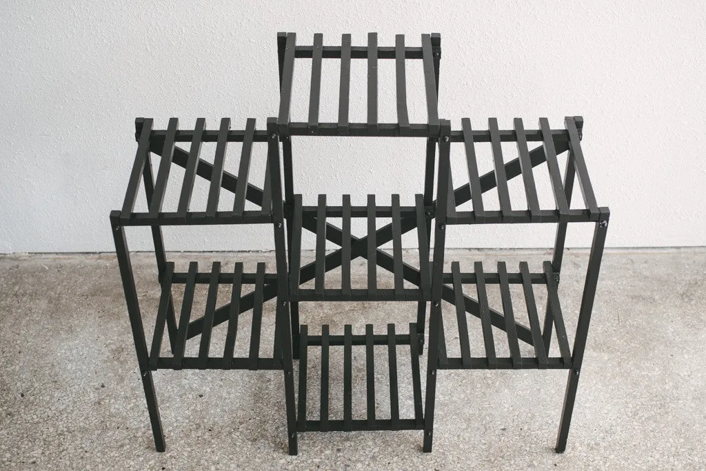 Black Slat Shelf