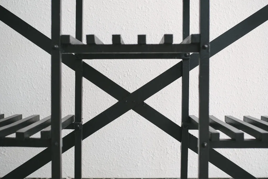 Black Slat Shelf