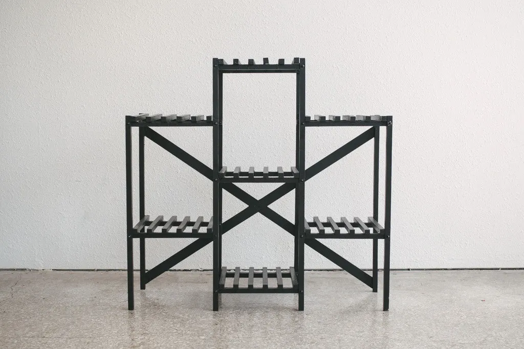 Black Slat Shelf