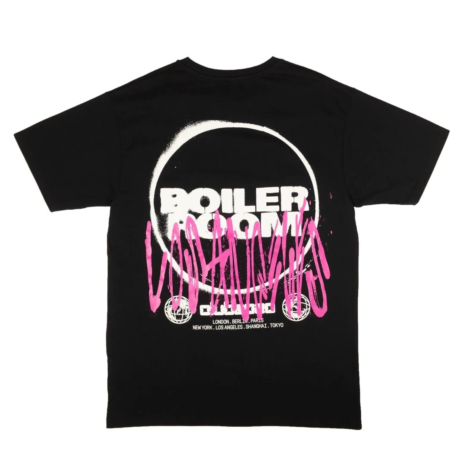 BOILER ROOM Black World Tour Short Sleeve T-Shirt