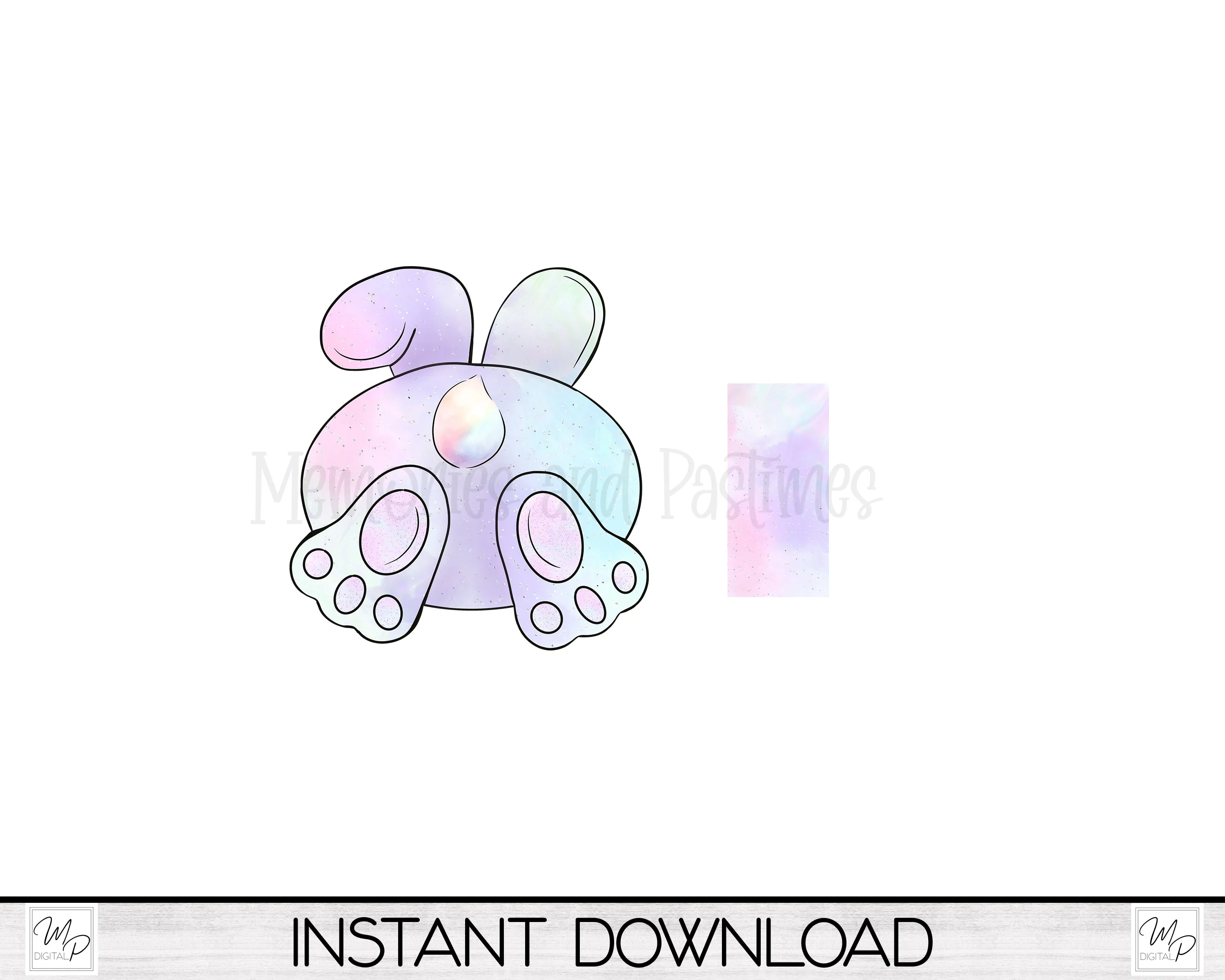 Bunny Butt Easter Egg Stand PNG Bundle, Egg Holder Digital Download for Sublimation Blank Design