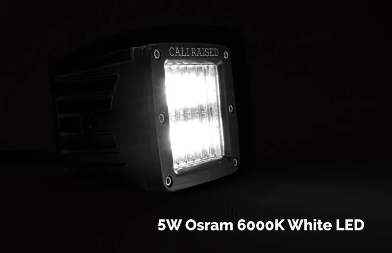 Cali Raised LED 2014-2022 Toyota 4Runner/ 2023 TRD LED Fog Light Pod Replacements Brackets Kit