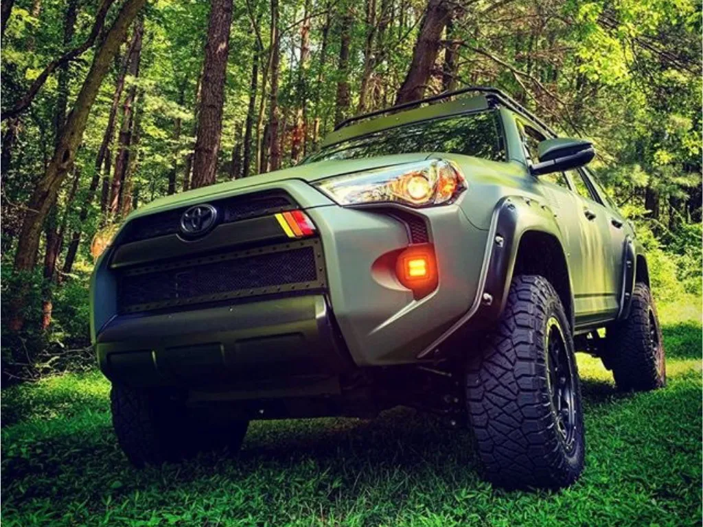 Cali Raised LED 2014-2022 Toyota 4Runner/ 2023 TRD LED Fog Light Pod Replacements Brackets Kit