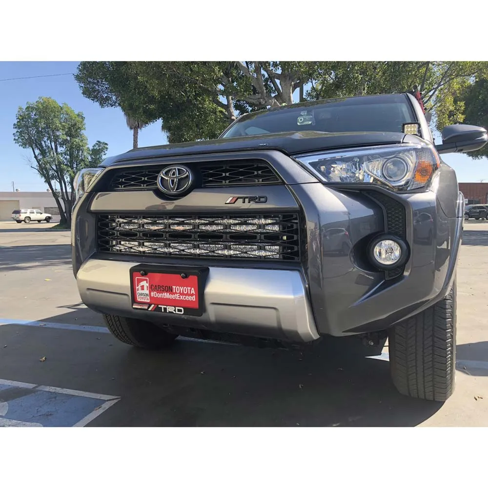 Cali Raised LED - 32" Hidden LED Grille Light Bar Brackets Kit - Toyota 4Runner (2014-2022)