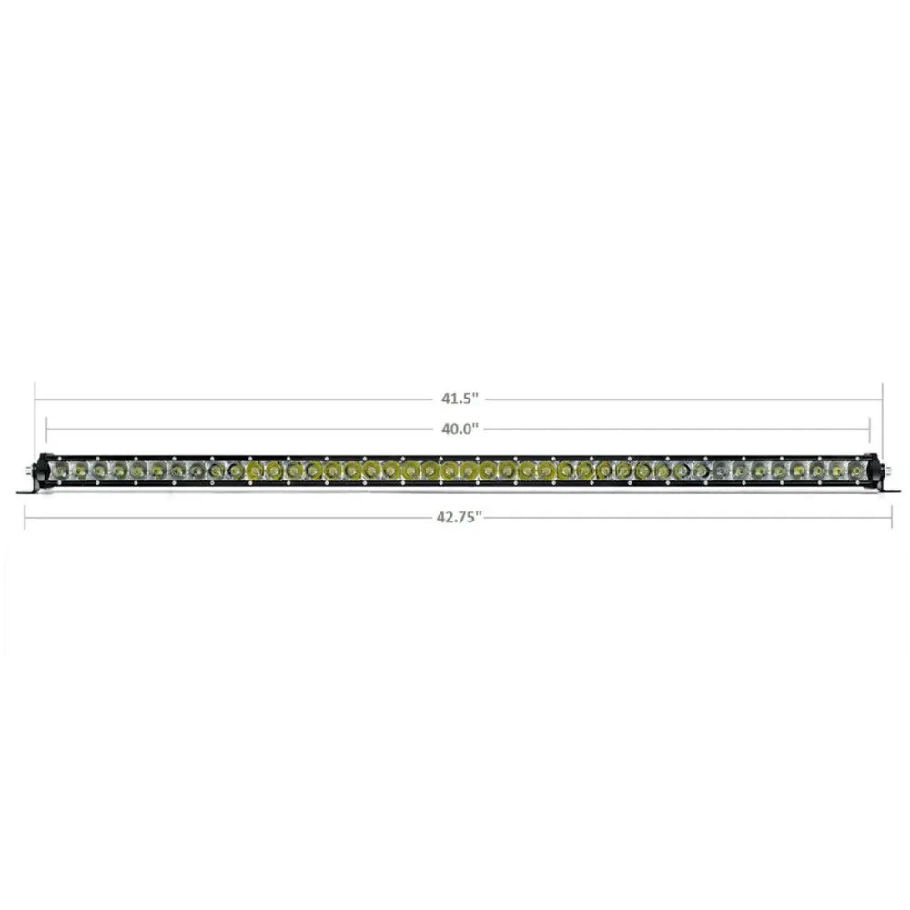 Cali Raised LED - 40" Cut-Out Prinsu Roof Rack Slim LED Light Bar Bracket Kit