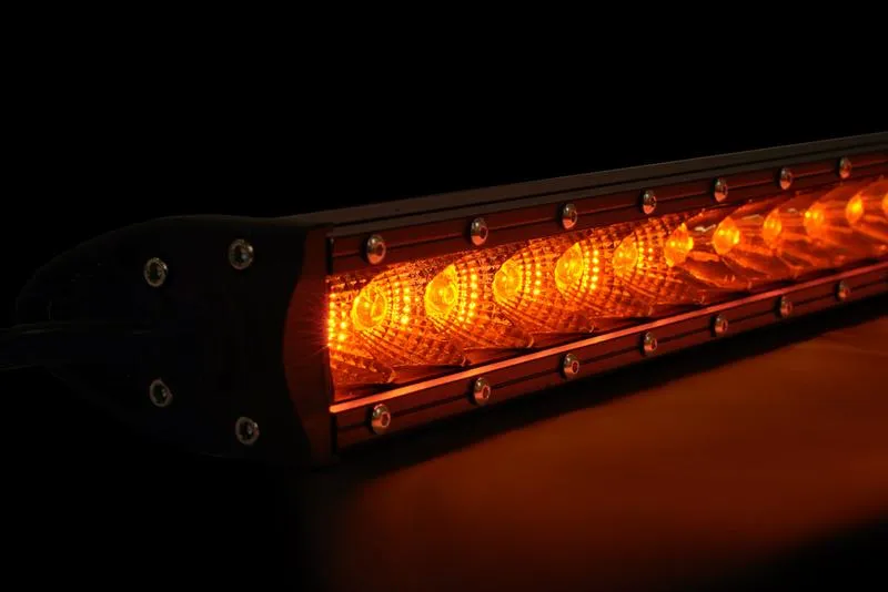 Cali Raised LED 42" Slim Single Row LED Light Bar (Amber)