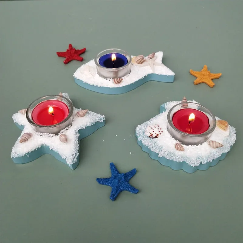 Candle stands in four different variants