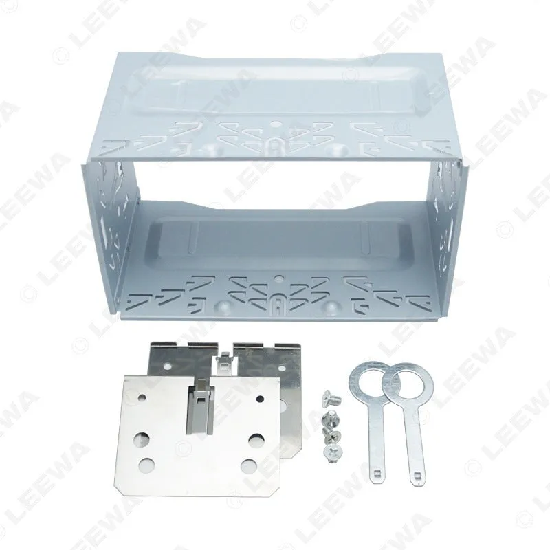 Car Radio 2DIN Installation Metal Cage Kits Brackets/Screws/Keys