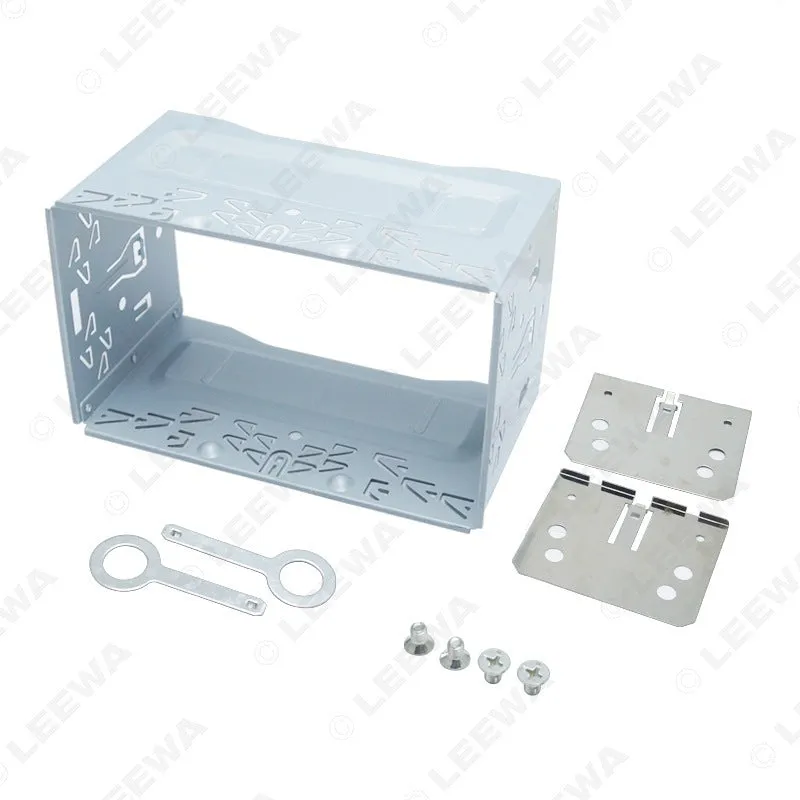 Car Radio 2DIN Installation Metal Cage Kits Brackets/Screws/Keys