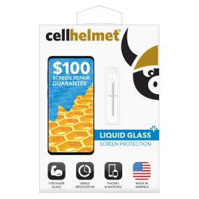 Cellhelmet Liquid Glass Plus $100 Guarantee Screen Protection for Phones by Cellhelmet