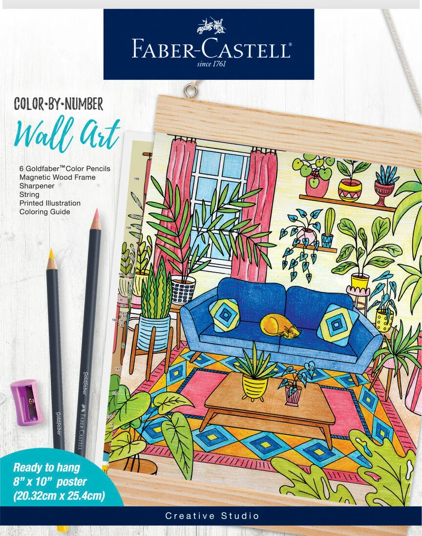 Color by Number Wall Art - Plant Room