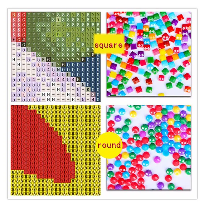 Colorful Forest Diamond Painting - Full Round/Square Diamonds, Autumn Rhinestone Art
