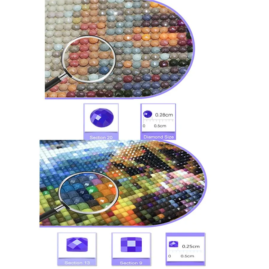 Colorful Forest Diamond Painting - Full Round/Square Diamonds, Autumn Rhinestone Art
