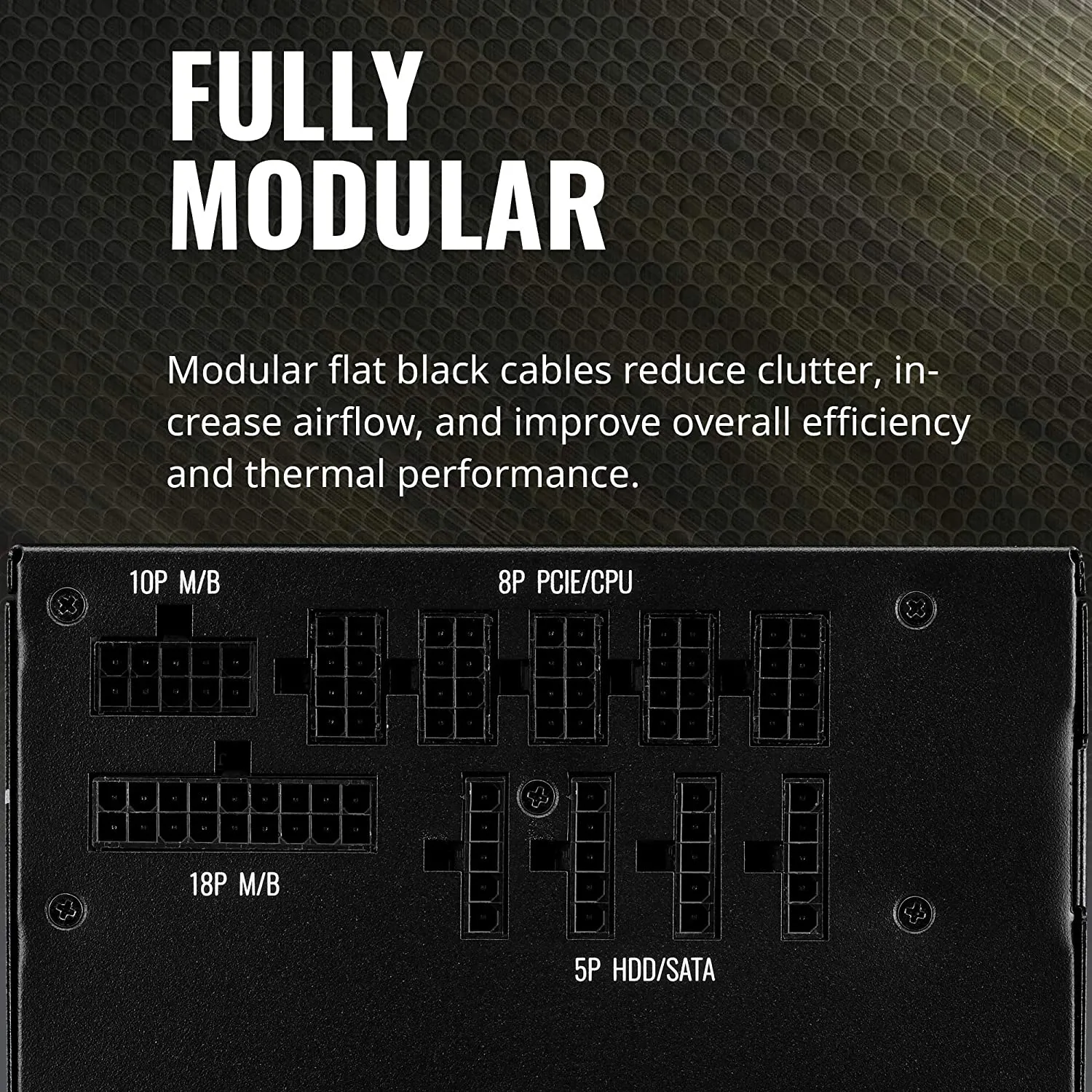 Cooler Master MWE Gold 850 V2 Full Modular, 850W, 80  Gold Efficiency, 2 EPS Connectors, 120mm HDB Fan, Semi-fanless Operation