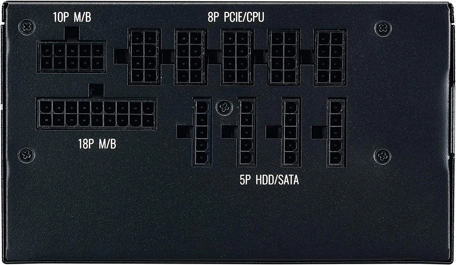Cooler Master MWE Gold 850 V2 Full Modular, 850W, 80  Gold Efficiency, 2 EPS Connectors, 120mm HDB Fan, Semi-fanless Operation