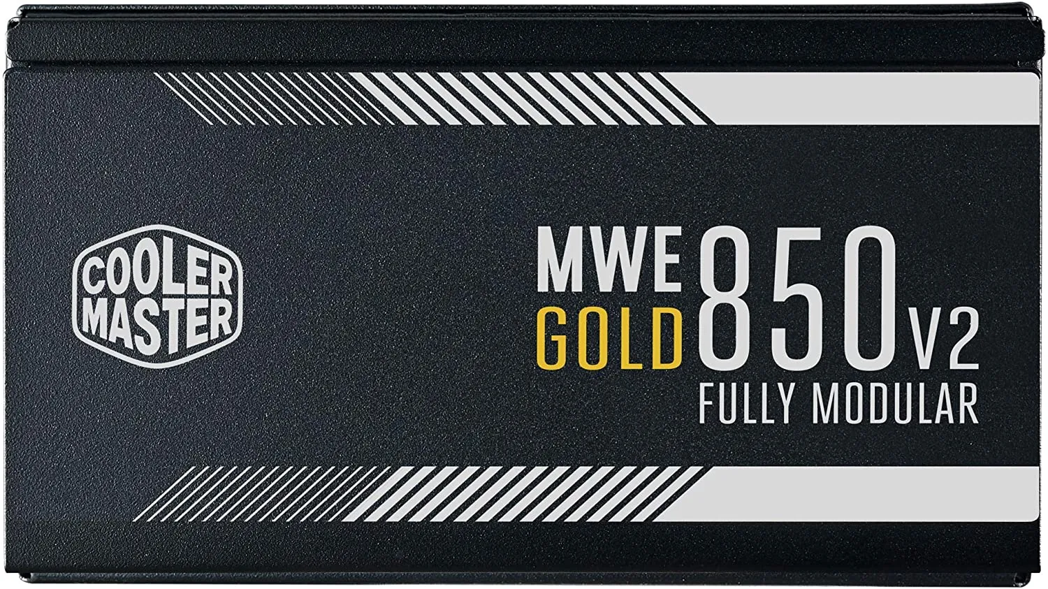 Cooler Master MWE Gold 850 V2 Full Modular, 850W, 80  Gold Efficiency, 2 EPS Connectors, 120mm HDB Fan, Semi-fanless Operation