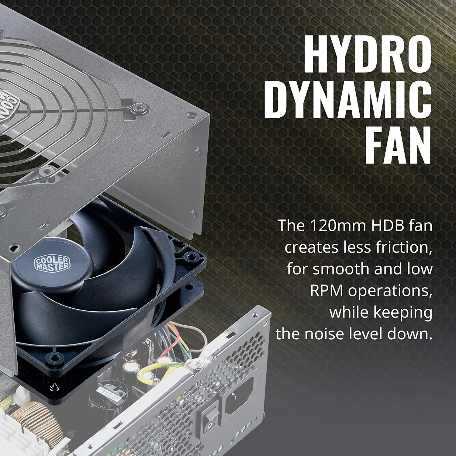 Cooler Master MWE Gold 850 V2 Full Modular, 850W, 80  Gold Efficiency, 2 EPS Connectors, 120mm HDB Fan, Semi-fanless Operation